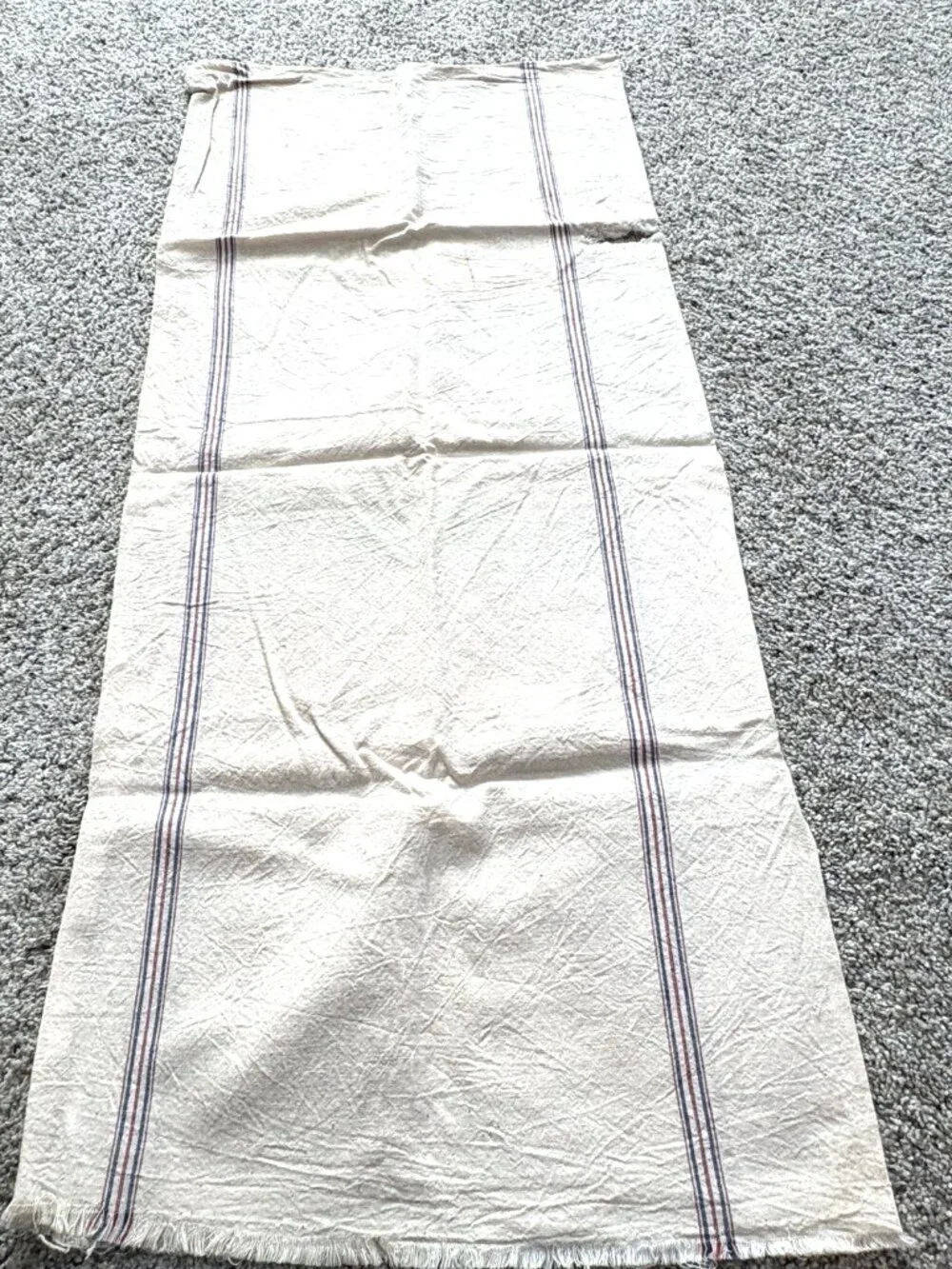 Amalgamated Sugar Company 100 Lb Cloth Feed Sack Bag Cream